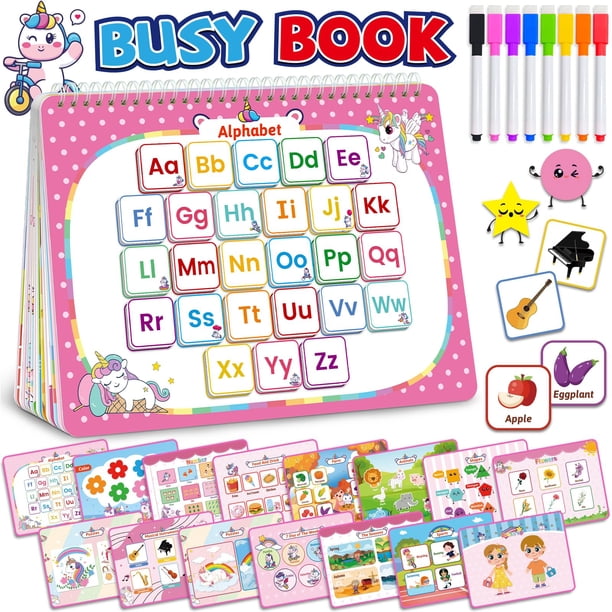 Busy Book Benresive Montessori para niños pequeños de 2 a 4 años