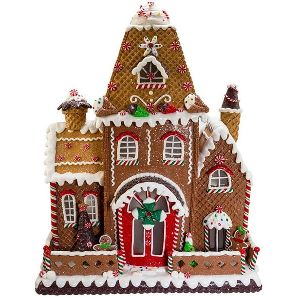 Kurt Adler Fancy Clay Dough Gingerbread House