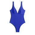 thumbnail image 5 of Bathing Suit for Women Wycnly Womens One-Piece Swimsuit Swimsuit for Women Summer Slim Fit Modest Swimwear with Chest Pad Ladies Girls Solid Sports Athletic Swimsuit, 5 of 7