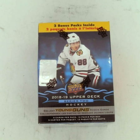 2018 2019 Upper Deck NHL Hockey Series Two Factory Sealed Unopened Blaster Box of 12 Packs Possible Young Guns Rookies and (Best Nhl Enforcers 2019)