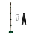 thumbnail image 4 of harayaa Children's Climbing Rope Tree Hanging Rope Heavy Duty Disc Hanging Seat Set for darkgreen brown rope, 4 of 8