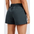 thumbnail image 2 of Shorts impermeables para mujer CRZ YOGA de 3" tiro medio, 2 of 3