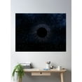 thumbnail image 2 of Black Hole Poster Wall Art, Modern Wall Decor, 24x36 UNFRAMED, 2 of 3