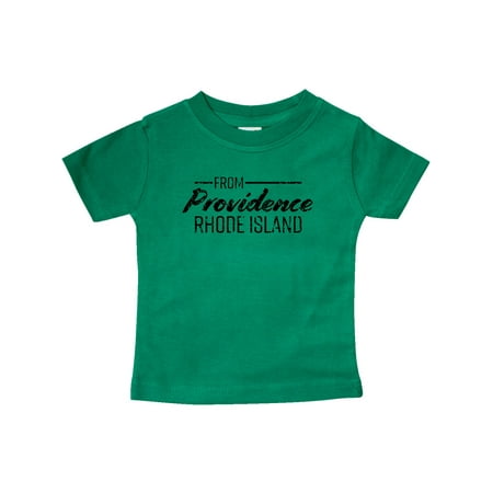 

Inktastic From Providence Rhode Island in Black Distressed Text Gift Baby Boy or Baby Girl T-Shirt