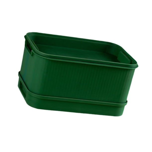Bandeja para germinar semillas Bandeja multifuncional para germinar semillas Contenedor para plantar germinados verde oscuro