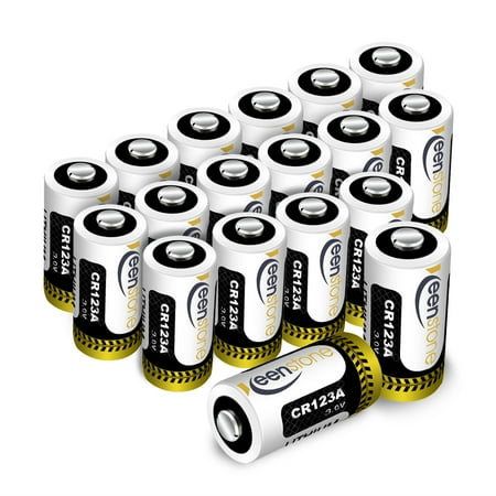 18 Pcs CR123 CR123A Lithium Battery, High Performance  Primary Batteries for Flashlight Photo Digital CameraToys Torch(Not Compatible with Arlo (Best Cr123 Rechargeable Batteries For Flashlight)