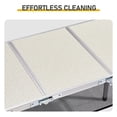 thumbnail image 6 of Alvantor 3FT Folding Camping Table,3 Adjustable Heights,Aluminum Portable Picnic Table with Mesh Shelf,White Pebble,35.63 x 15.83 in, 6 of 11