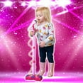 thumbnail image 2 of KidPlay Interactive Girls Music Microphone and Karaoke Singing Stand, Ages 3-10, 2 of 9