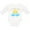 AA-White, variant on Inktastic Little Sunshine- cute sun rainbow letters Boys or Girls Long Sleeve Baby Bodysuit