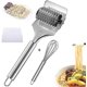 thumbnail image 1 of Stainless Steel Manual Pasta Maker Noodle Machine Cutter, Noodle Roller Gift, 1 of 5