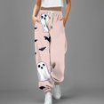 thumbnail image 2 of Women's High Waisted Sweatpants Athletic Pants Baggy Joggers Lounge Workout Jogging with Pockets, 2 of 4