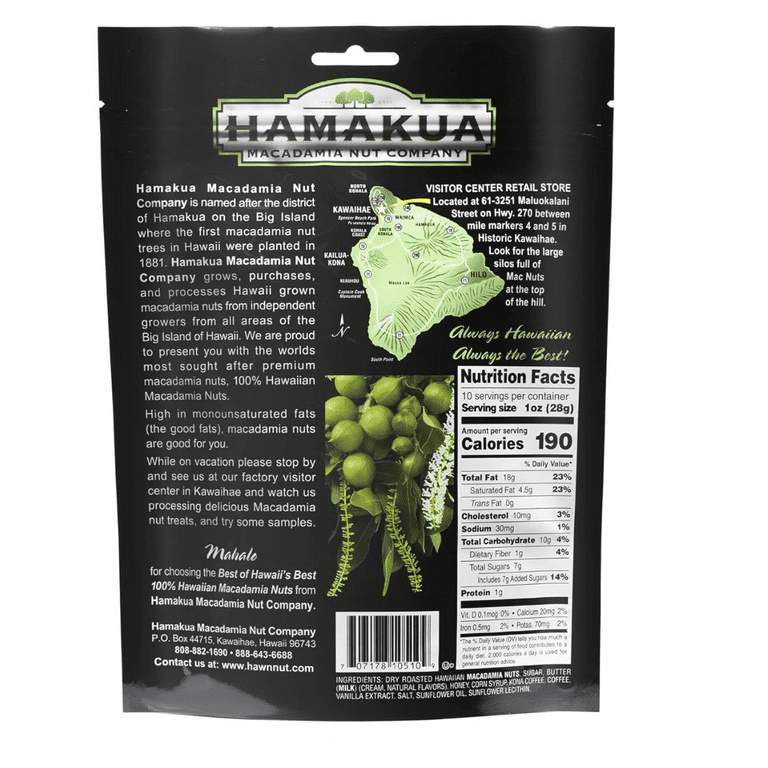 makkoページ Hamakua Kona Coffee Glazed Macadamia Nuts, 10 Oz. - Walmart.com