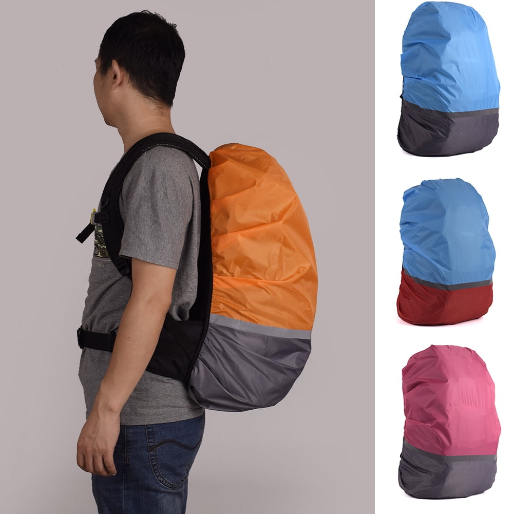 Unisex Backpack Rain Cover Outdoor Travel Shoulder Bag Backpack Raincoat Mud 