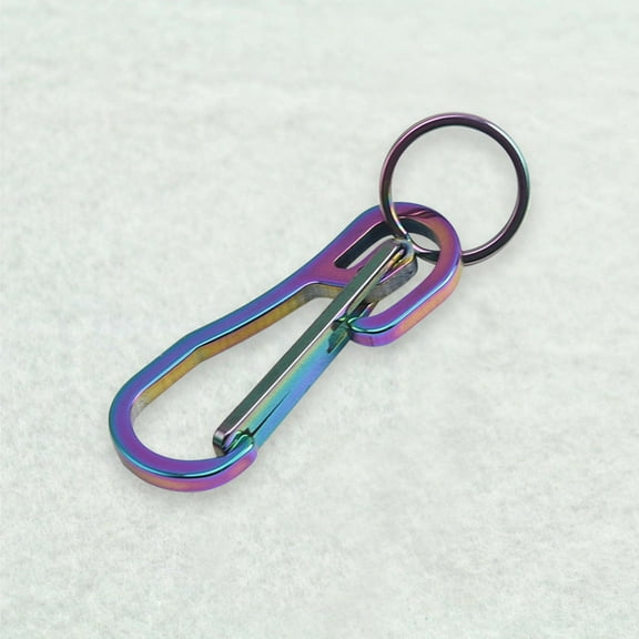 DEEPCRAFF Quick Release Keychain Unisex Purple DIY Accessories Daily Use 1Pack