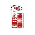 thumbnail image 1 of Kansas City Chiefs Double Up Die Cut Vinyl Stickers, 1 of 1