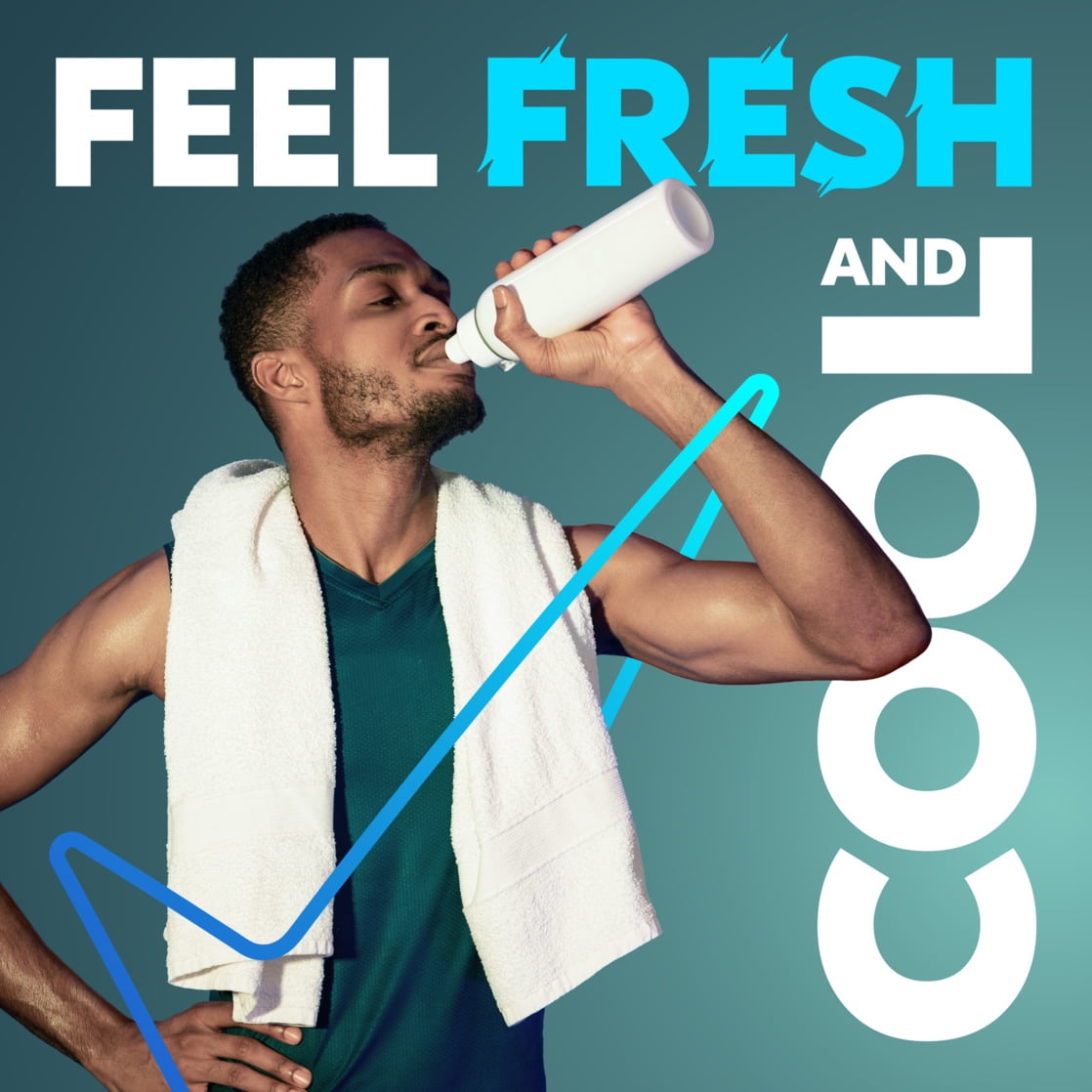 Degree All Day Body Wash Cool Rush Deep Cleansing Plant-Based Cleansers, 20 oz