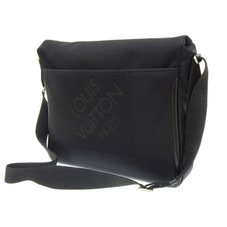 Authenticated Used Louis Vuitton LOUIS VUITTON Damier Jean Messager NM  Shoulder Bag Noir M93225 