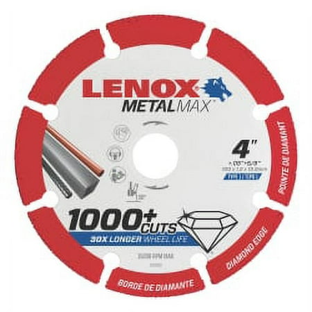 UPC: 0885363171693 | LENOX DIAM CUTOFF WHEEL DG 4  X 3/8
