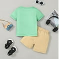 thumbnail image 3 of ZOEREA Toddler Boy Clothes Kids Summer Short Sleeve T-Shirt and Shorts Outfit 2 Piece Sweatsuit Clothing Set 2-7T, 3 of 16