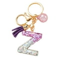 thumbnail image 1 of LYMAYTER Cute Pink Tassel Mug Accessory Initial Letter Charm Keychain - with Tassel, Heart - shaped Sequins, 1 of 7