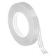 thumbnail image 1 of Cinta de película de poliéster metalizada Uxcell, cinta decorativa metálica para acentuar paredes cepilladas de plata, 5/32 pulgadas x 55 yardas, paquete de 3, 1 of 6