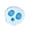 Light Blue, variant on LNOGEUPG Soft Squeezing Skull Fidget Toy, White Skeleton Head Spongy Stress Relief Toy with Bright Blue Eye Decor for Halloween Party Spooky Decoration Sensory Play