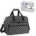 thumbnail image 1 of Bolsa para máquina de coser Yarwo Universal 47x27x32 cm Black Dots, 1 of 8