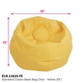 thumbnail image 2 of ecr4kids standard classic bean bag, yellow (35"), 2 of 2
