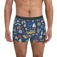 thumbnail image 1 of Fotbe Marine Nautical Calzoncillos Tipo Boxer con Bolsa de Soporte Total para Hombre, X-Temp Fresco, Transpirable y de Secado Rápido-X-Large, 1 of 5