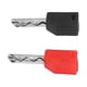 thumbnail image 4 of Conector banana de cabeza cuadrada, 100 piezas, conector banana de 4 mm, conector de cableado de terminal de conector banana, fabricado para durar, 4 of 9