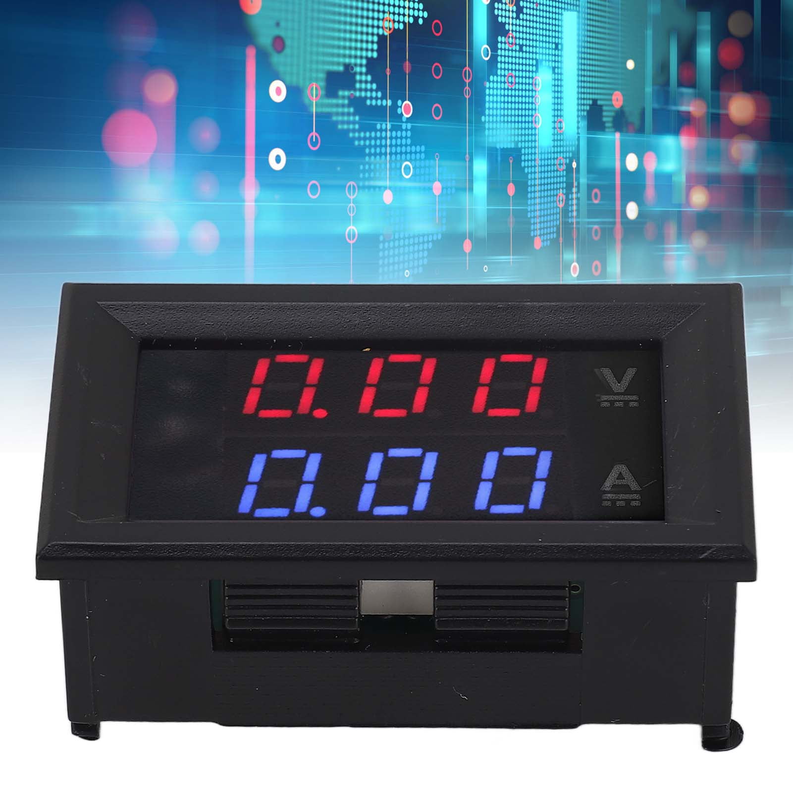 DC 0100V LED Digital Voltage Current Meter Tester Amperage Monitoring