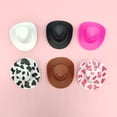 thumbnail image 1 of Accesorios para sombrero de pato amarillo Mini sombrero de vaquero Sombrero de paja Sombrero de jazz Sombrero decorativo para muñeca, 1 of 4
