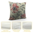 thumbnail image 4 of RUIYC Throw Pillow for Couch Sofa,Floral Chrry Blossom Orintal Ink Painting Branchs of Sakura Asian Hom Pillow, 4 of 5