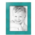 thumbnail image 2 of ArtToFrames 8" x 11" Turquoise Picture Frame, 8x11 inch Blue Wood Poster Frame (WOM-4588), 5 Pack, 2 of 7