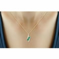 thumbnail image 6 of 1 3/4 Carat T.G.W. Emerald And White Diamond Accent 14K Gold over Silver 3-Piece Jewelry set, 6 of 7