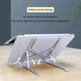 thumbnail image 4 of Computer desk fashion laptop desk computer Fashion stand, Hao Shuo creative new computer stand Desktop Laptop Stand Foldable Ultra Thin Cooling Rack Design Portable Adjustable Height Aluminum Alloy Su, 4 of 6