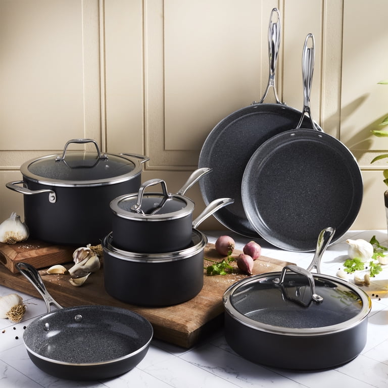 Henckels Capri Ceramic 11-pc Aluminum Ceramic Nonstick Cookware