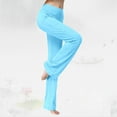 thumbnail image 6 of Women's Flared Leggings for Yoga and Dance with Pockets Comfortable Straight Leg Sportswear for Outdoor Activities, 6 of 7
