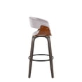 thumbnail image 3 of LumiSource Vintage Mod 30" Fixed-Height Barstool - Set of 2, 3 of 6