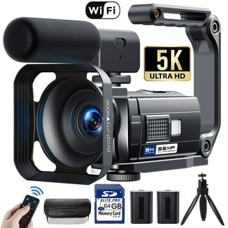 SEREE Video Camera 8K 64MP 18X Digital Zoom 3.0 inch Touch Screen