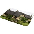 thumbnail image 4 of Bathroom Mat Door Rugs Floor Mat Bathroom Carpet Super Cozy Beautiful Upper Class Cottage Print Decorative&nbsp;Indoor Outdoor 23.6x15.7 inch Carpet Runner, 4 of 4