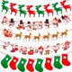 thumbnail image 2 of Pancarta de Navidad para decoración del hogar, guirnalda de Papá Noel, regalo de Navidad Natal, Año Nuevo, 2023, 2024, 2 of 4