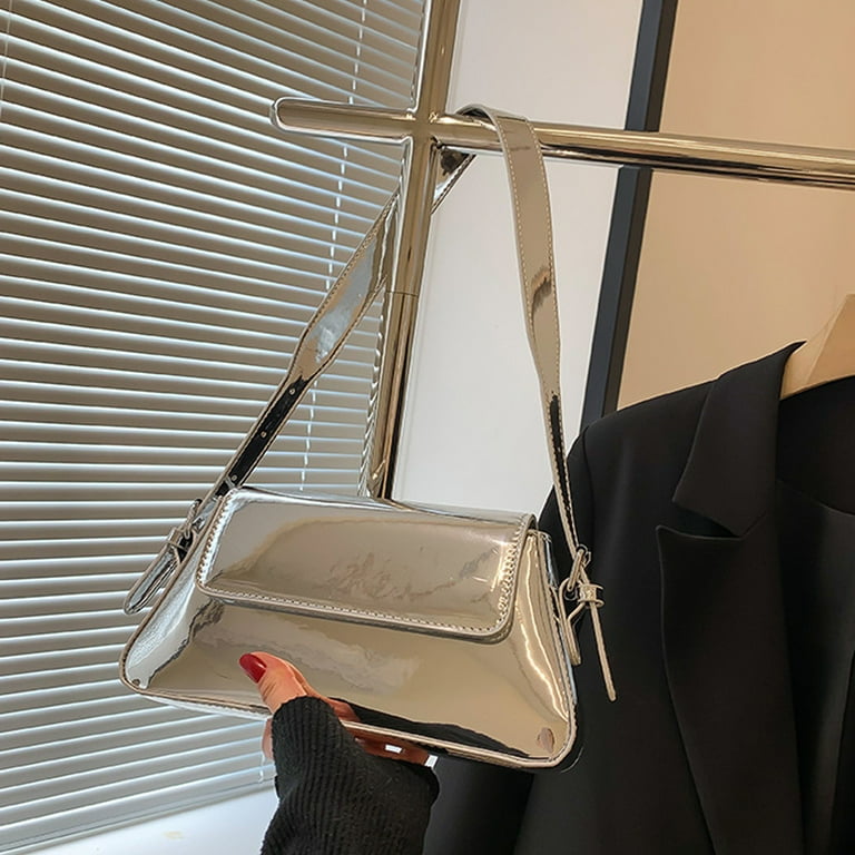 Sparkly silver handbag new arrivals
