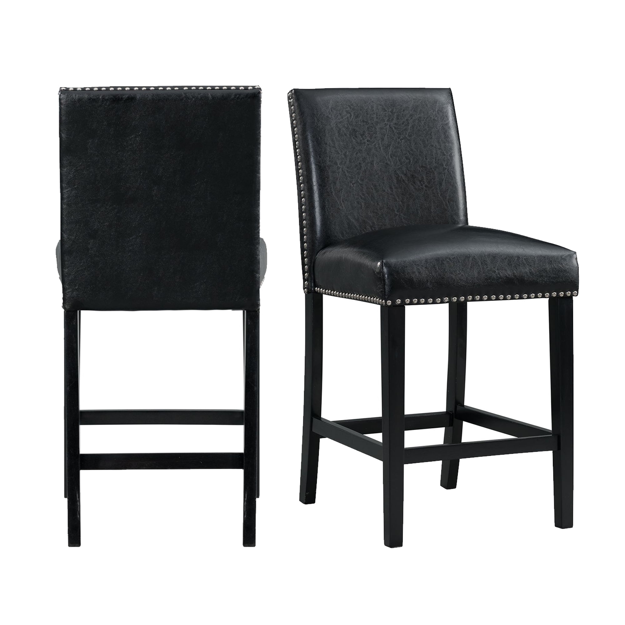 Picket House Furnishings Pia Faux Leather Counter Height Side Chair Set