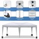 thumbnail image 2 of 10'x20' toldo plegable con 6 paredes laterales extraíbles refugio de eventos al aire libre UPF 50+ gazebo carpas portátiles para fiestas camping de playa, 2 of 5