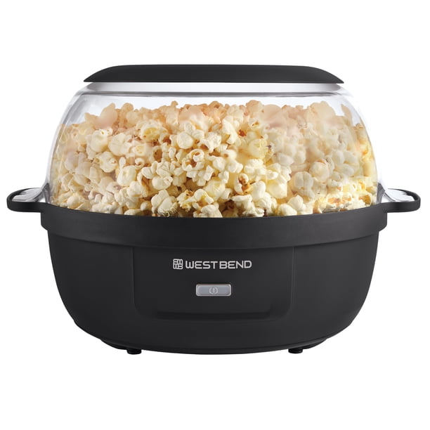 Aceite Popcorn Popper West Bend Stir Crazy Hot, 6 L, negro