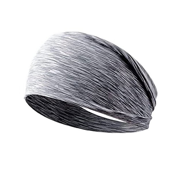 Banda para el cabello deportiva para yoga, banda absorbente de humedad de secado rápido que absorbe el sudor, banda para correr para hombres y mujeres, banda elástica alta de color para fitness