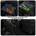 thumbnail image 7 of Coomin Car Trash Can with Magnetic Switch, Multipurpose Hanging Car Trash Bags Auto Organizer, Great for Cars Back Seat with 30 Pcs Disposable Garbage Bag, Black, 7 of 7