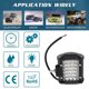 thumbnail image 3 of Luz Led De Trabajo De 72W Para Coche Y Camión, Resistente Al Agua, 6000K, Faro Delantero Para Todoterreno, Coche, Furgoneta, Camión, Suv, Luces De Conducción De Trabajo, 12V/24V Muyoka Hogar, 3 of 6