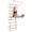 White, variant on Shininglove Swedish Ladder Wall Gym with Pull Up Bar and Dip Bars, 10 Solid Beech Rungs, 440 lbs Wall-Mounted Stall Bars for Adults and Kids